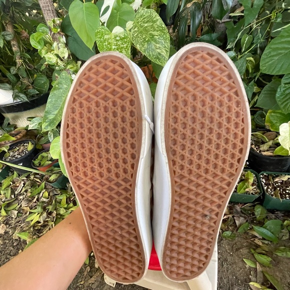 Vans authentic stack form multi check sand stone orange size women’s 10 - Picture 2 of 3